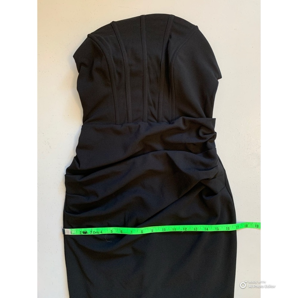 Lulus Small Laney Black Strapless Corset Maxi Dress NWT Formal Evening Dress - Picture 15 of 17